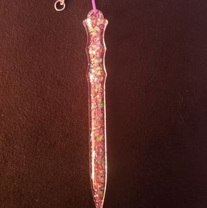 Handmade Pink Glitter Self Defense Kubotan
